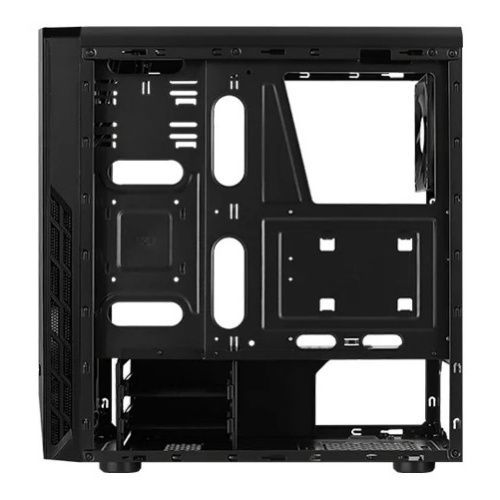 Корпус ATX AEROCOOL RIFT, Midi-Tower, без БП, черный