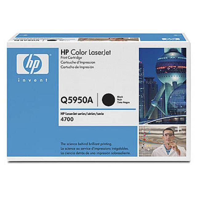 Тонер-картридж HP CLJ Q5950A [643A] черный (оригинальный, 11 000 стр.)