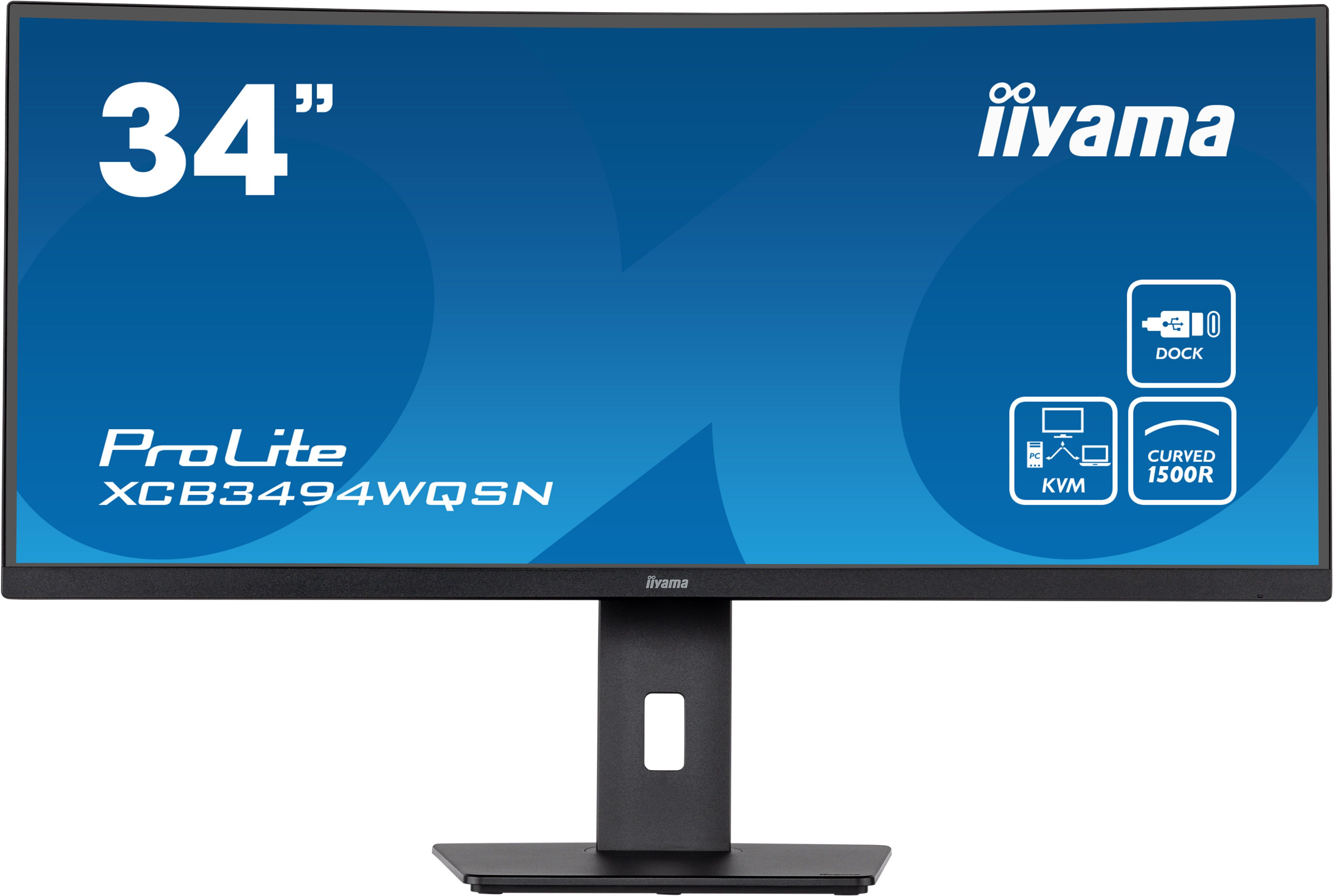 Монитор 34" Iiyama ProLite XCB3494WQSN-B5, изогнутый, черный