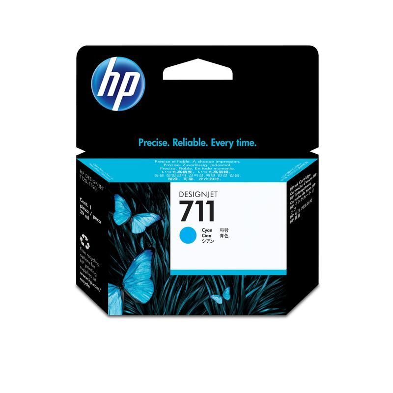 Картридж HP 711 [CZ130A] голубой (оригинальный, 29 мл)