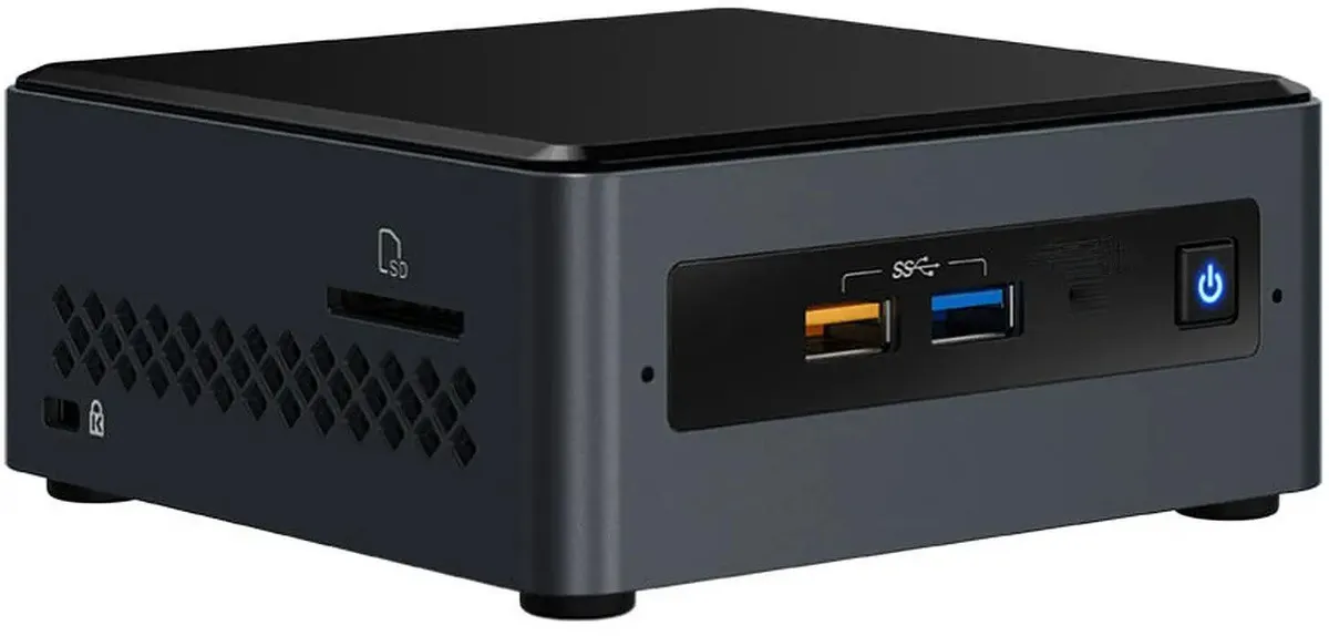 Платформа Intel NUC BOXNUC7CJYHN, Celeron J4005, без кабеля питания