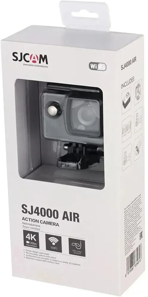 Экшн-камера SJCAM SJ4000 AIR. Цвет черный. [SJCAM-SJ4000-AIR]