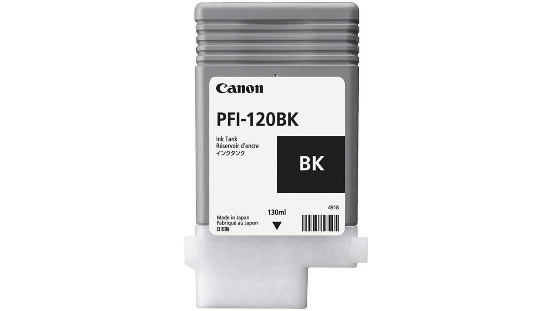 Картридж Canon PFI-120BK, 120 мл, черный [2885C001] 