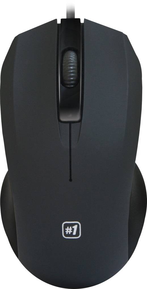 Мышь проводная Defender MM-310 черный (3 кнопки,1000 dpi  оптическая) (52310)