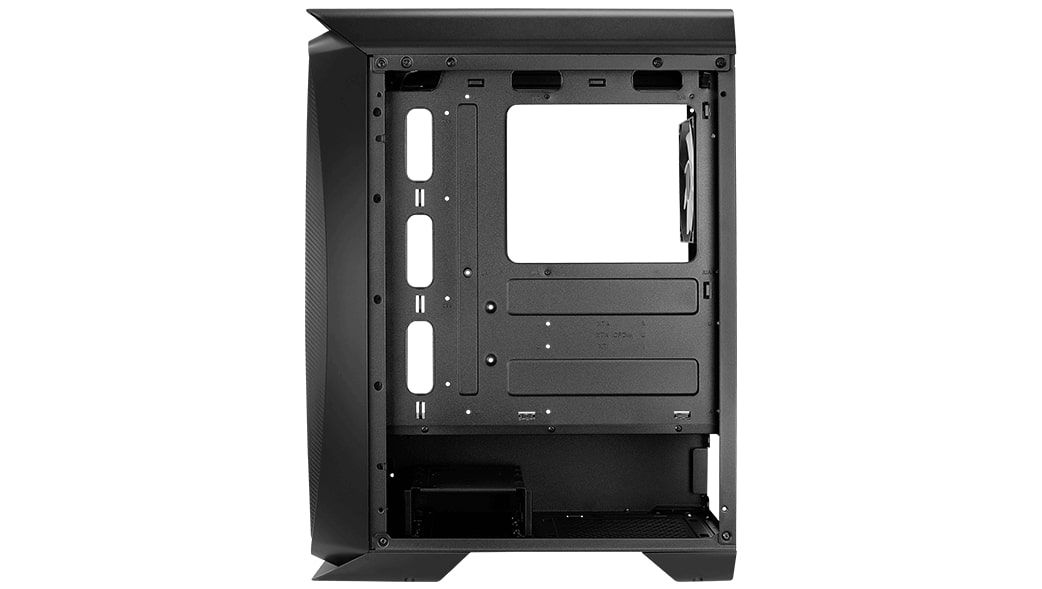 Корпус ATX Aerocool Aero One Frost-G-BK-v1, Midi-Tower, черный [accm-pb17043.11]