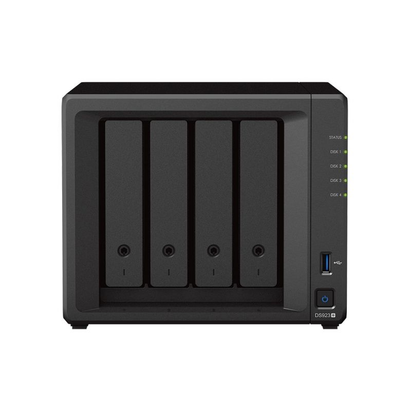 Сетевое хранилище NAS Synology Original DS923+ 4-bay настольный Ryzen R1600