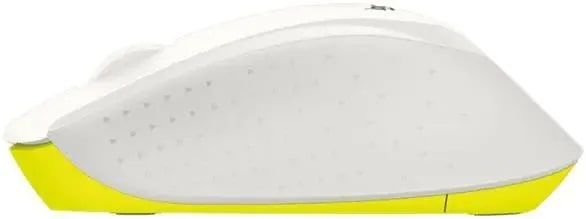 Мышь беспроводная Logitech M330 Silent Plus White/Yellow [910-004926]