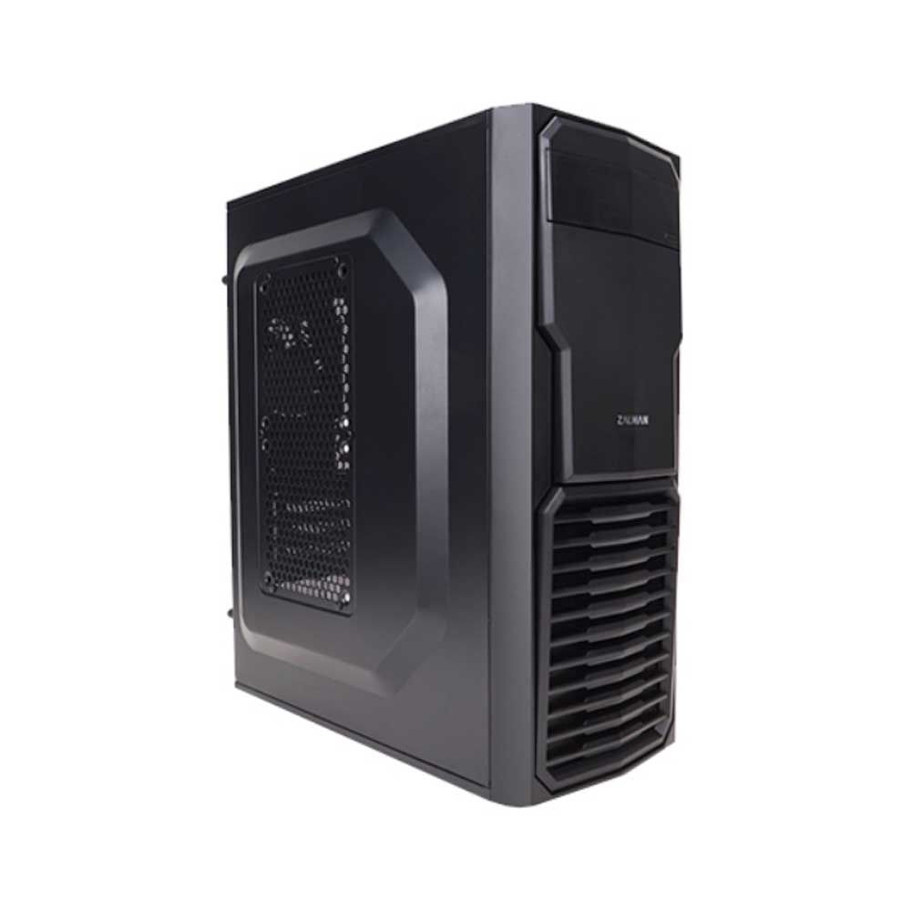 Корпус mATX Zalman ZM-T4, Mini-Tower, без БП, черный