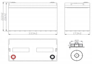 Аккумуляторная батарея для ИБП Delta DTM 12100 I