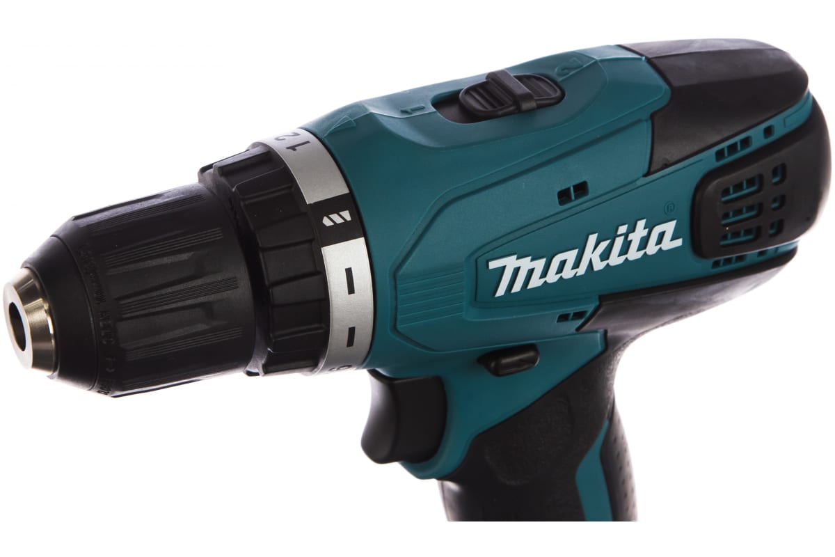 Дрель-шуруповерт аккумуляторная Makita DF347DWE, 14.4 В, 2 АКБ