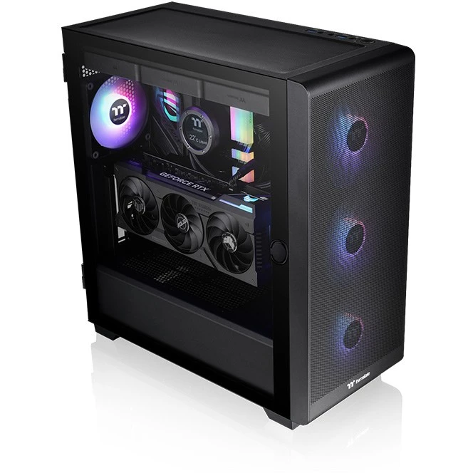 Корпус Thermaltake S250 TG ARGB Midi-Tower, черный [CA-1Y6-00M1WN-00]