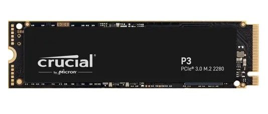 SSD накопитель Crucial P2 CT500P2SSD8 500ГБ, M.2 2280, PCI-E 3.0 x4, NVMe, M.2