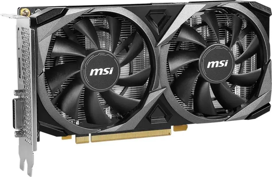 Видеокарта MSI NVIDIA GeForce RTX 3050 RTX 3050 VENTUS 2X XS 8G OC 8ГБ Ventus 2X, GDDR6