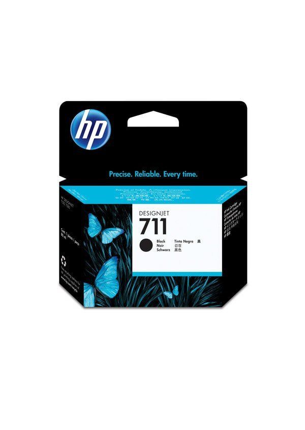 Картридж HP 711 [CZ133A], черный (оригинальный, 80 мл)