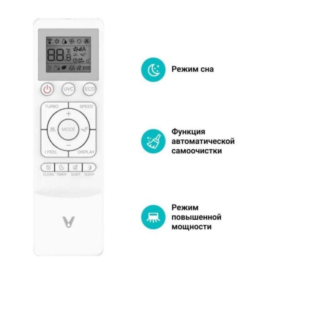 Кондиционер сплит-система Viomi Cross 12000BTU [KFR-35GW/EY3PMB-A++/A+]