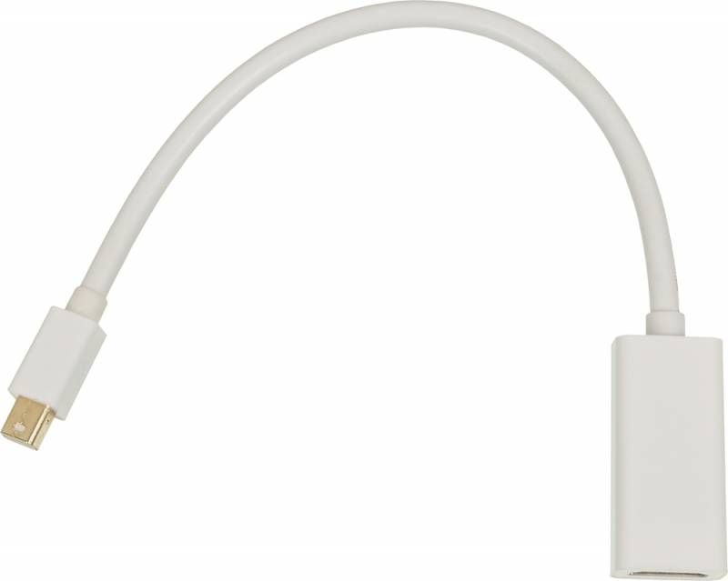 Переходник Behpex [774096] miniDisplayPort [m] - HDMI [f], 0.2м, белый 