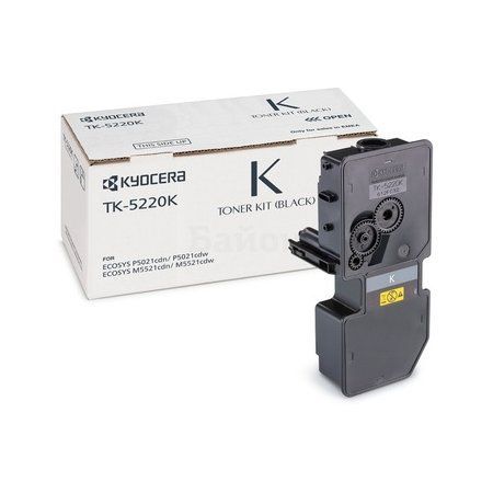 Тонер-картридж Kyocera TK-5220K черный, оригинальный, 1200 стр. 