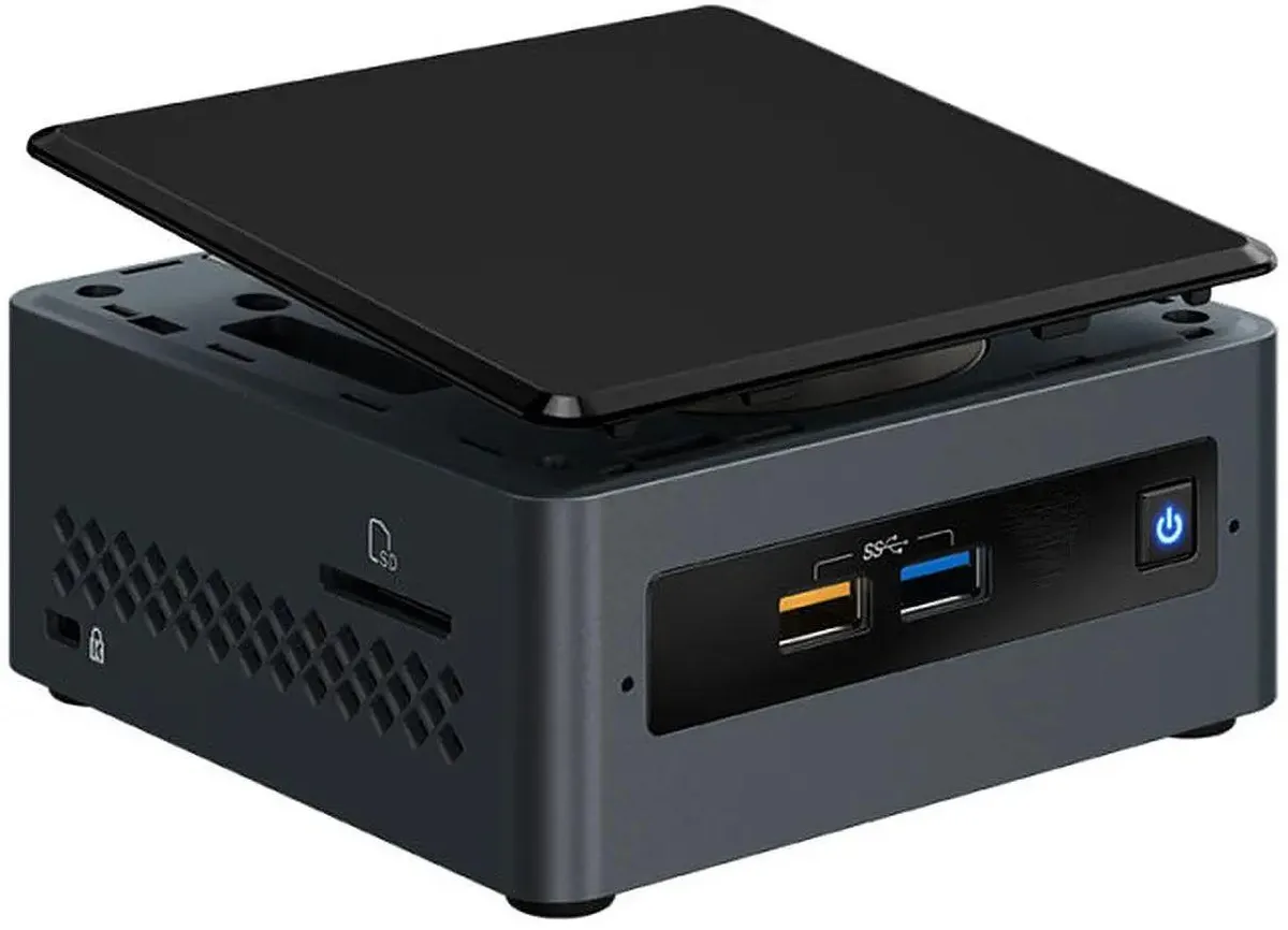 Платформа Intel NUC BOXNUC7CJYHN, Celeron J4005, без кабеля питания