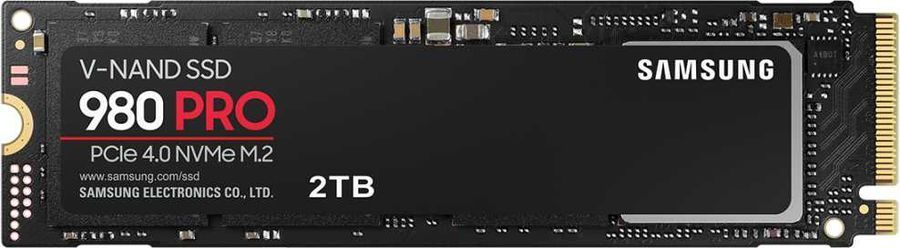 SSD накопитель 2ТБ Samsung 980 PRO MZ-V8P2T0BW, M.2 2280,  NVMe