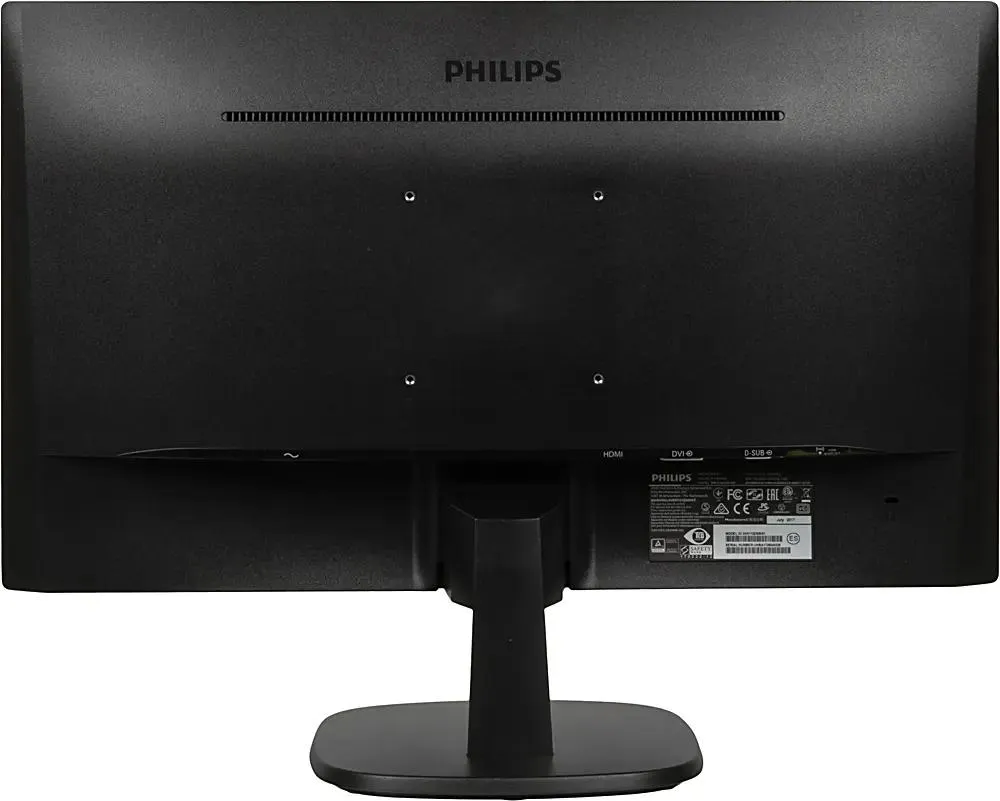 Монитор 23.8" PHILIPS 243V7QDSB 00/01, черный