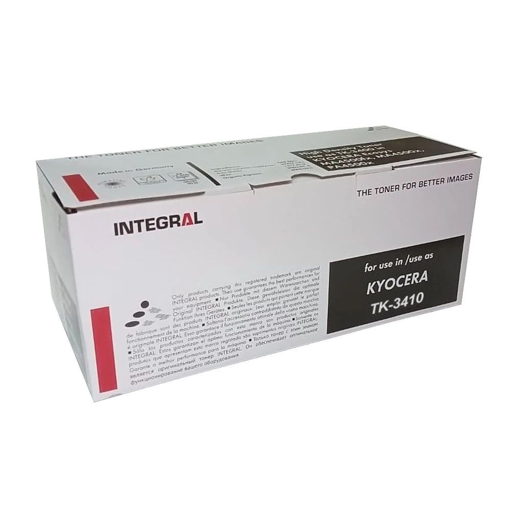 Тонер-картридж Integral TK-3410 с чипом, 15500стр, для Kyocera