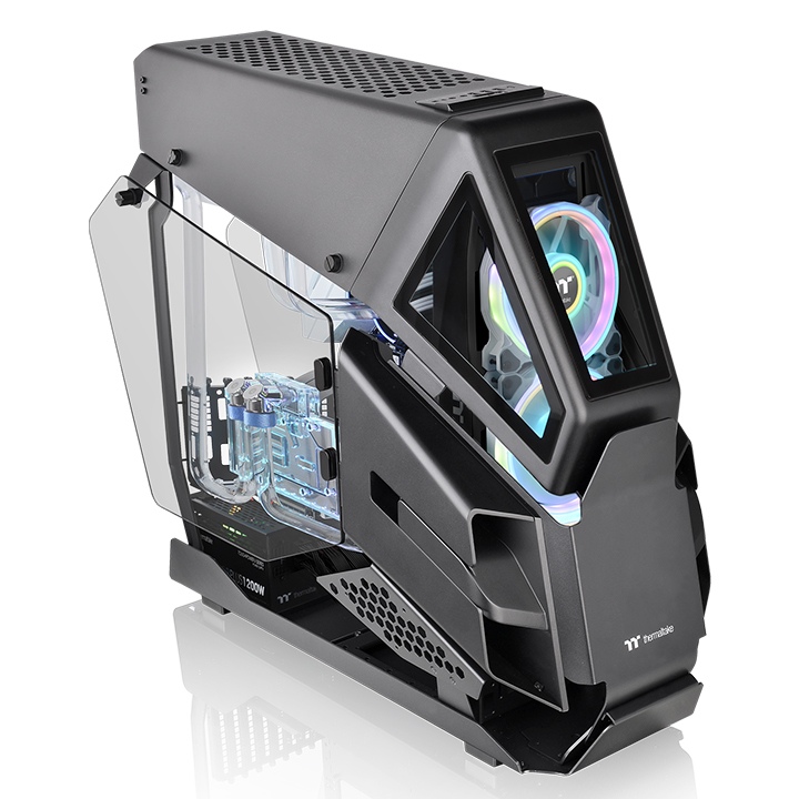 Корпус E-ATX Thermaltake AH T600, Full-Tower, без БП, черный [ca-1q4-00m1wn-00]