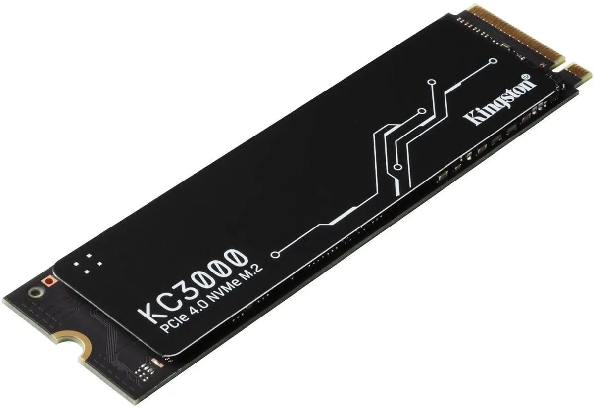 SSD накопитель Kingston KC3000 SKC3000S/512G 512ГБ, M.2 2280, PCIe 4.0 x4, NVMe