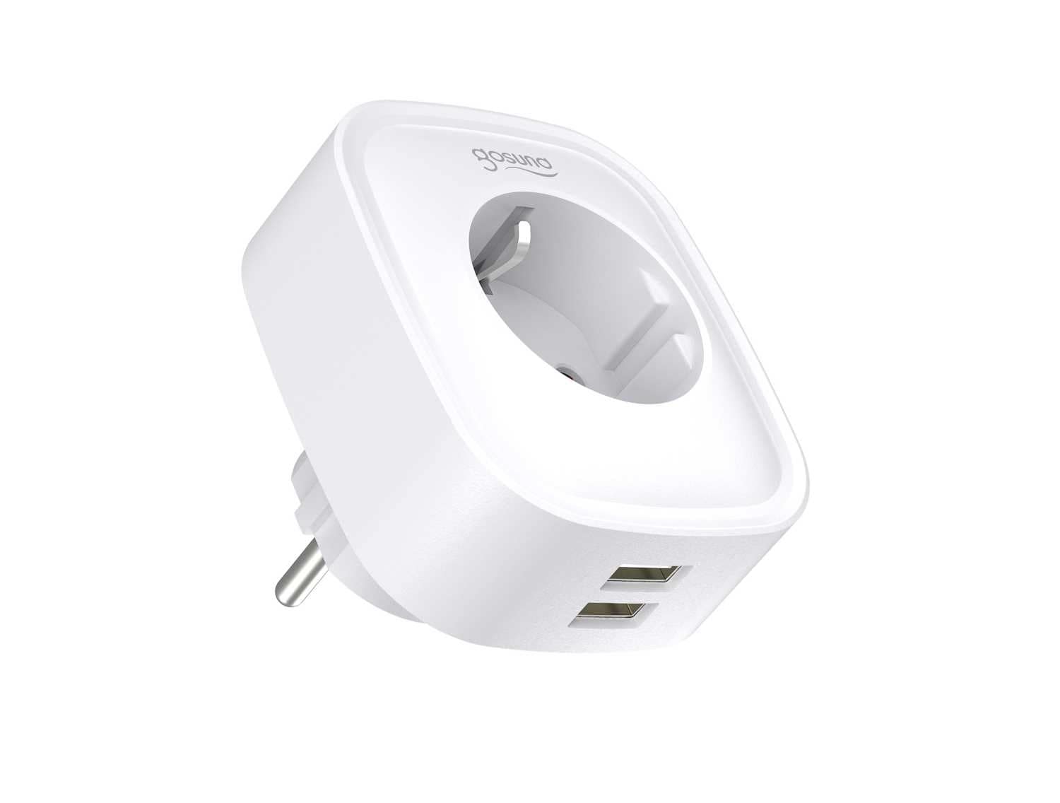 Умная розетка Gosund Smart plug, 2 USB, 2.1A, белый [SP112]