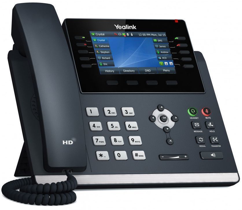 IP телефон YEALINK SIP-T46U, 16 линий, PoE