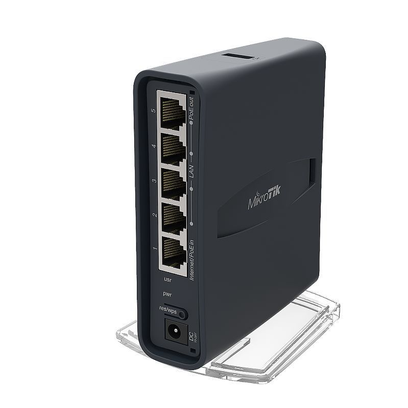 Роутер MIKROTIK RB952UI-5AC2ND-TC (5 port, PoE. Wifi, 4G)