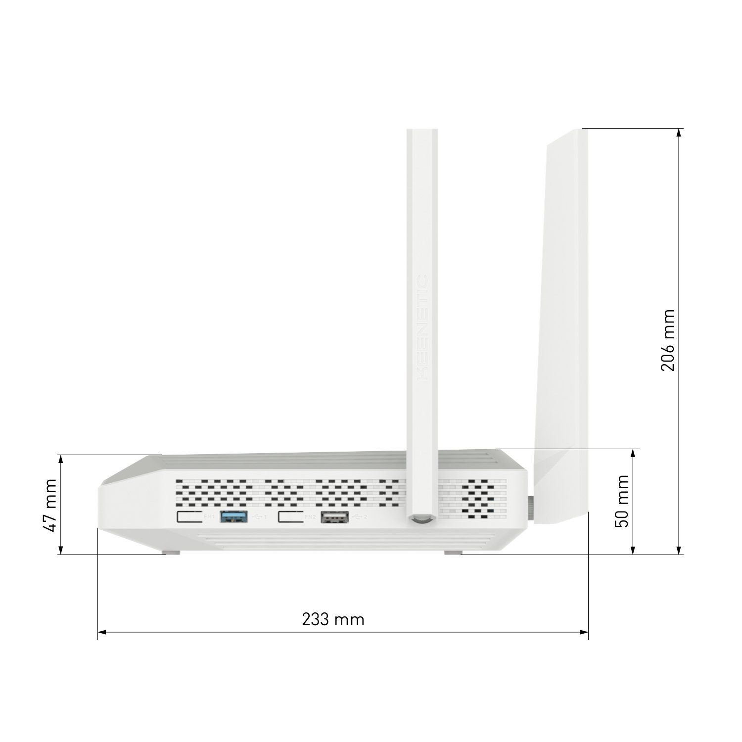 Wi-Fi роутер KEENETIC Giant, AC1300, белый [kn-2610]