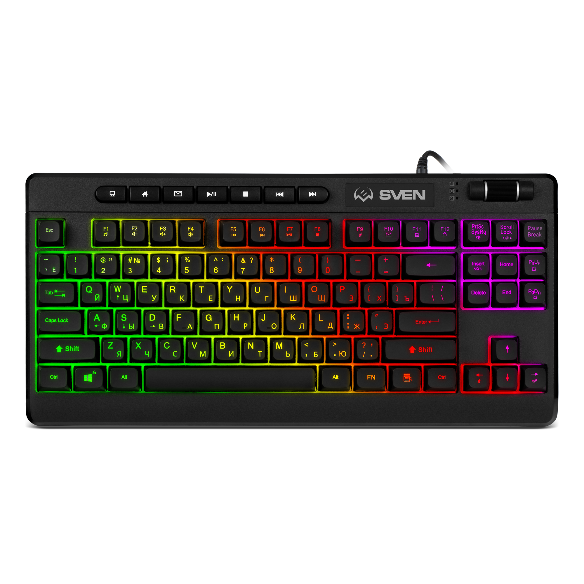 Игровая клавиатура SVEN KB-G8200, RGB-подсветка [SV-021900]