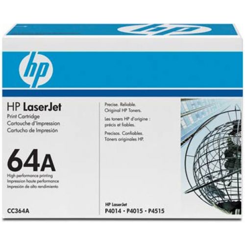 Тонер-картридж HP LJ CC364A [64A] черный (оригинальный, 10 000 стр.)