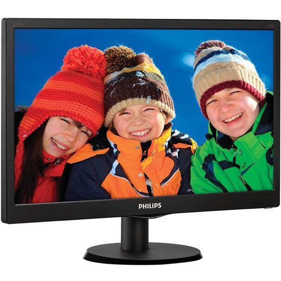 Монитор 19.5" PHILIPS 203V5LSB26/62, черный