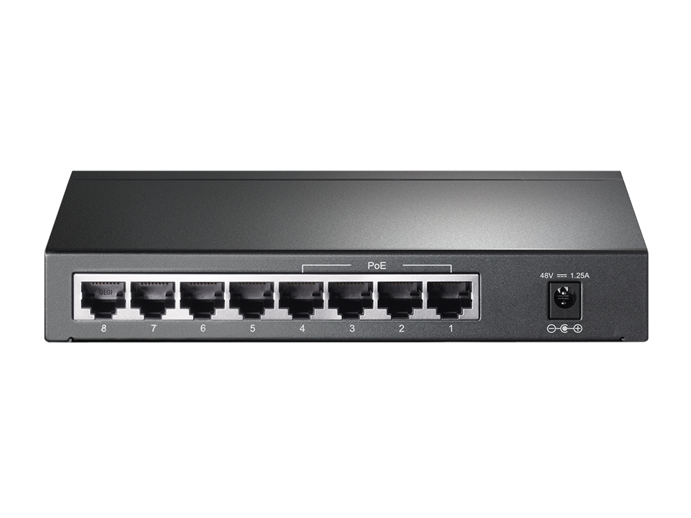 Коммутатор TP-LINK TL-SG1008P (8 port, 100Base-t, PoE)