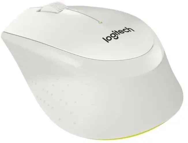 Мышь беспроводная Logitech M330 Silent Plus White/Yellow [910-004926]