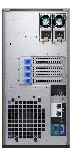 Сервер Dell PowerEdge T340, T340-4751 (1xE-2126G, 1x16GbUD x8, 1x1.2Tb 10K, RW, H330, 1G 2P)