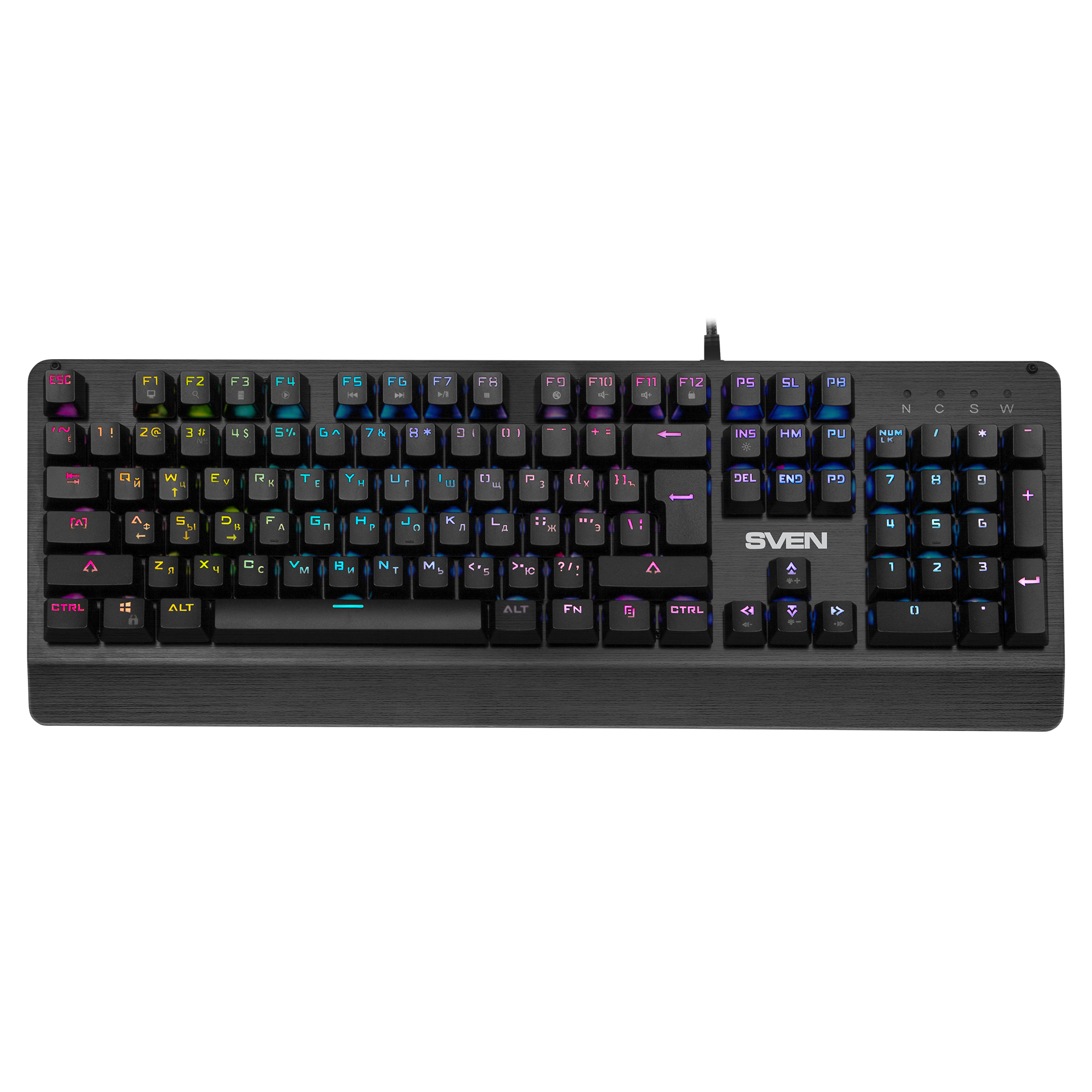 Механическая игровая клавиатура SVEN KB-G9700, RGB, метал [SV-015831]