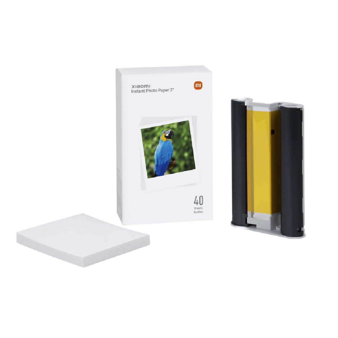 Бумага для фотопринтера Xiaomi Instant Photo Paper 3" 40 листов, Белый