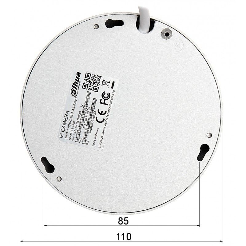 IP-камера Dahua DH-IPC-HDB4231CP-AS-0280B (2MP, PoE, 2.8 mm, микрофон)