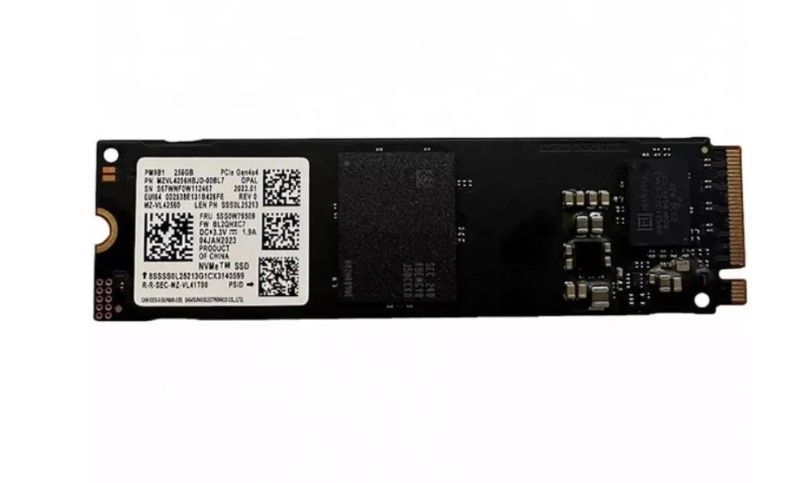 SSD накопитель 256GB SAMSUNG PM9B1, M.2,  PCIe 4.0 x4 [MZVL4256HBJD-00B07]