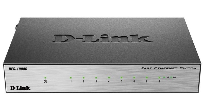 Коммутатор D-Link DES-1008D/L2B