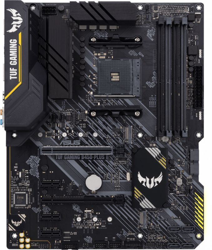 Материнская плата Asus TUF GAMING B450-PLUS II Soc-AM4 AMD B450 4xDDR4 ATX AC`97 8ch(7.1) GbLAN RAID