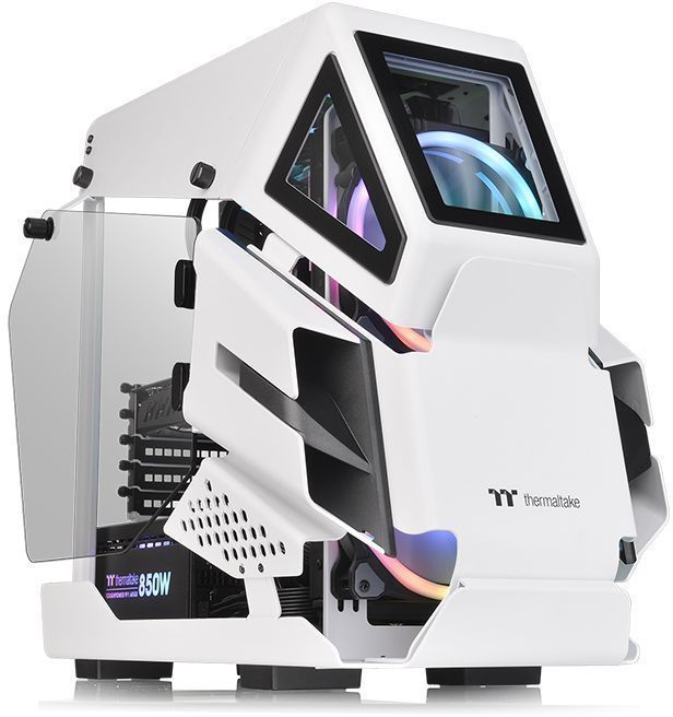 Корпус mATX Thermaltake AH T200, Micro-Tower, без БП, белый [CA-1R4-00S6WN-00]