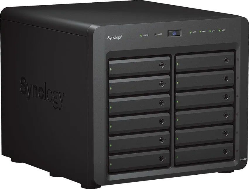 Сетевое хранилище Synology DS2422+, 12-bay, настольный 