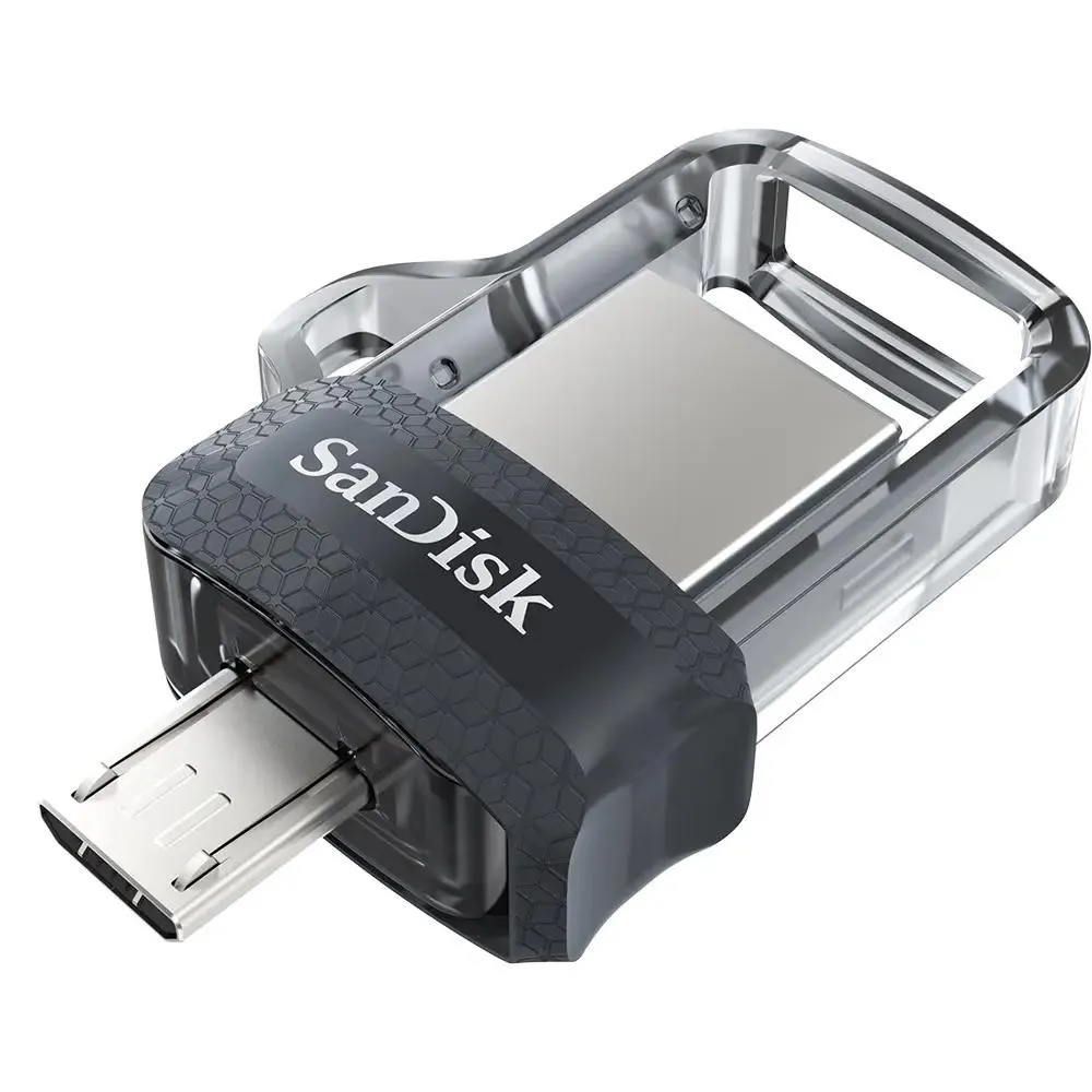 Флешка USB Sandisk Ultra Dual drive 128ГБ, USB3.0, черный [sddd3-128g-g46]