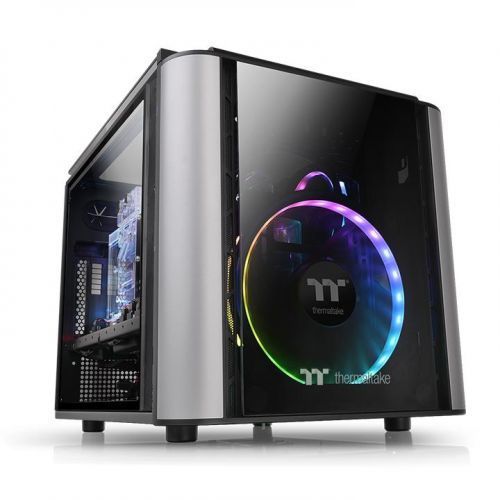 Корпус mATX THERMALTAKE Level 20 VT [CA-1L2-00S1WN-00] (Micro-Tower, без БП, черный)