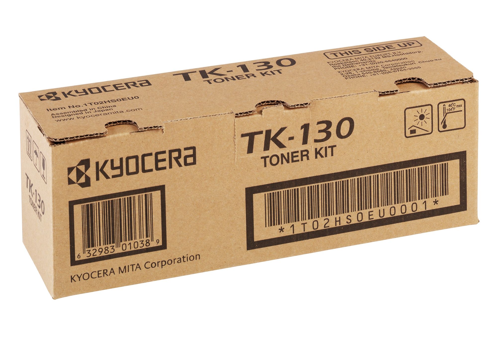 Тонер-картридж Kyocera TK-130 черный, оригинальный, 7200 стр.