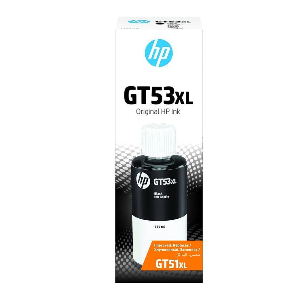 Чернила HP GT53XL, чёрные [1VV21AE] (6000стр/135мл)