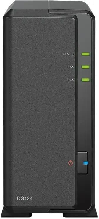 Сетевое хранилище NAS Synology DS124 1-bay настольный